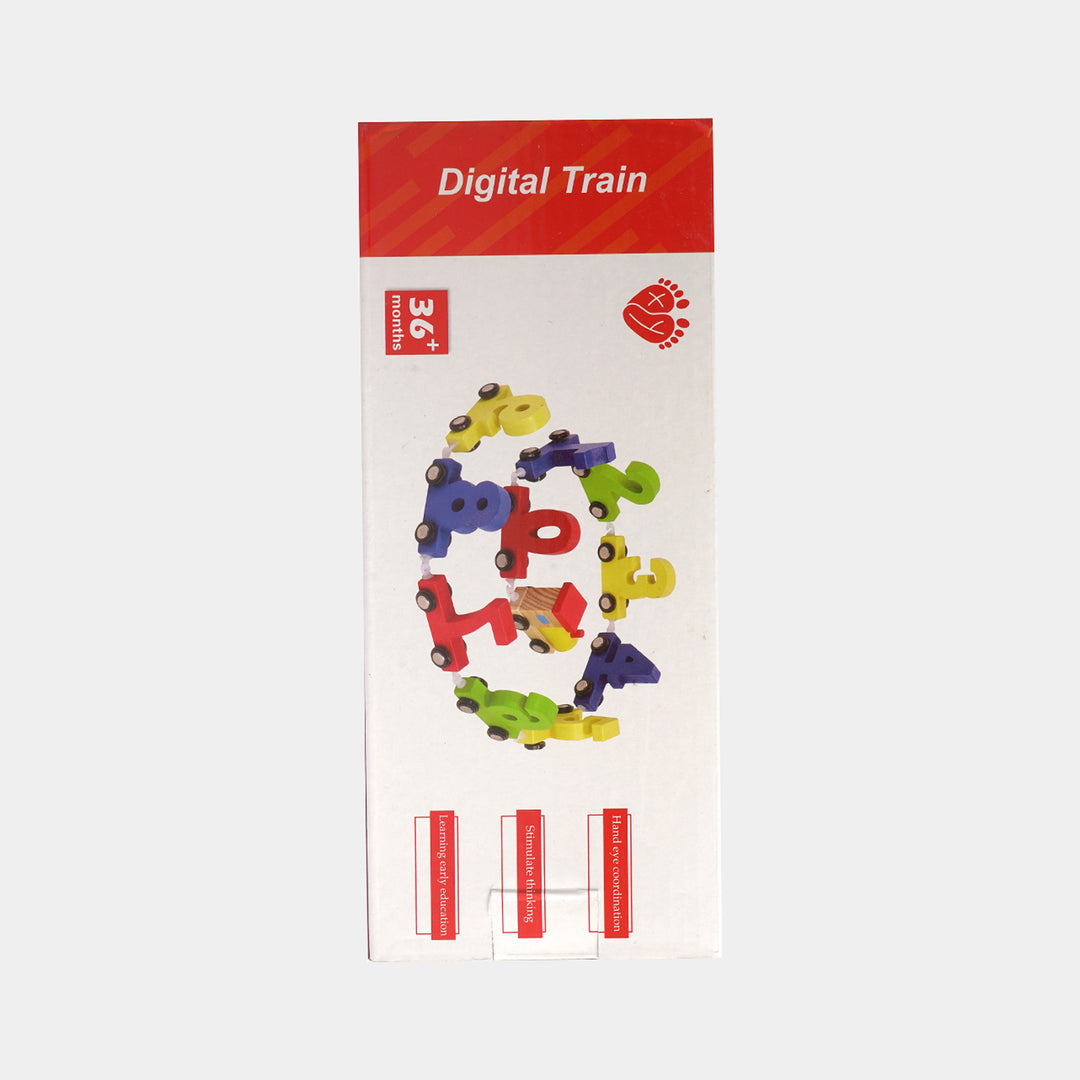 Wooden Digital Number Train Toy