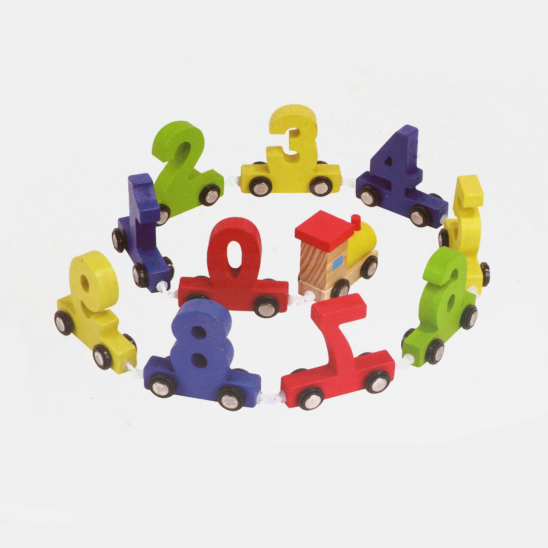 Wooden Digital Number Train Toy