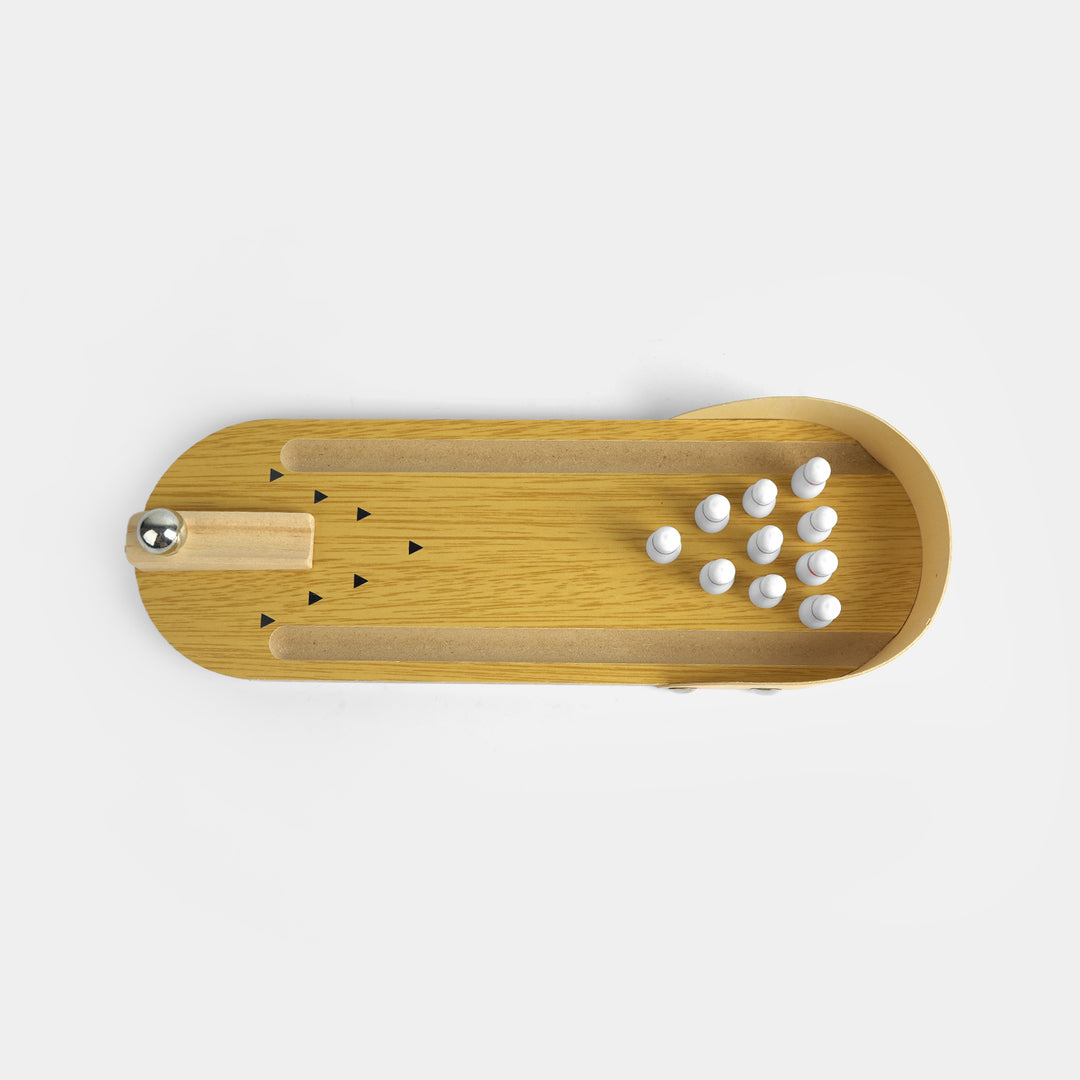Wooden Tabletop Bowling Game – Mini Desktop Bowling Set