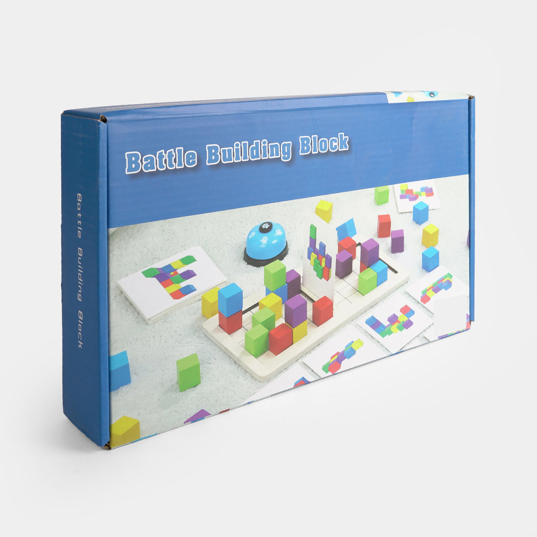 Wooden Battle Building Block Challenge Set for Kids