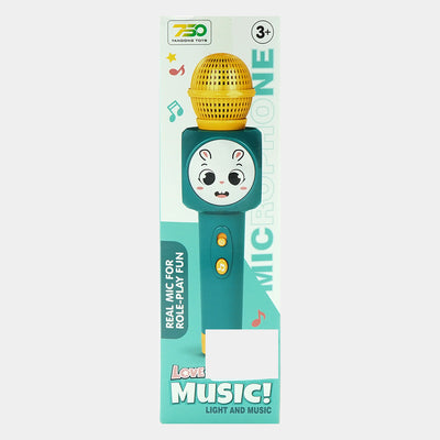 Microphone With Light Music For Kids