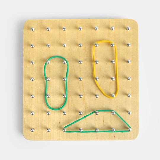 Educational Wooden Geoboard Pattern & Shape Matrix Set