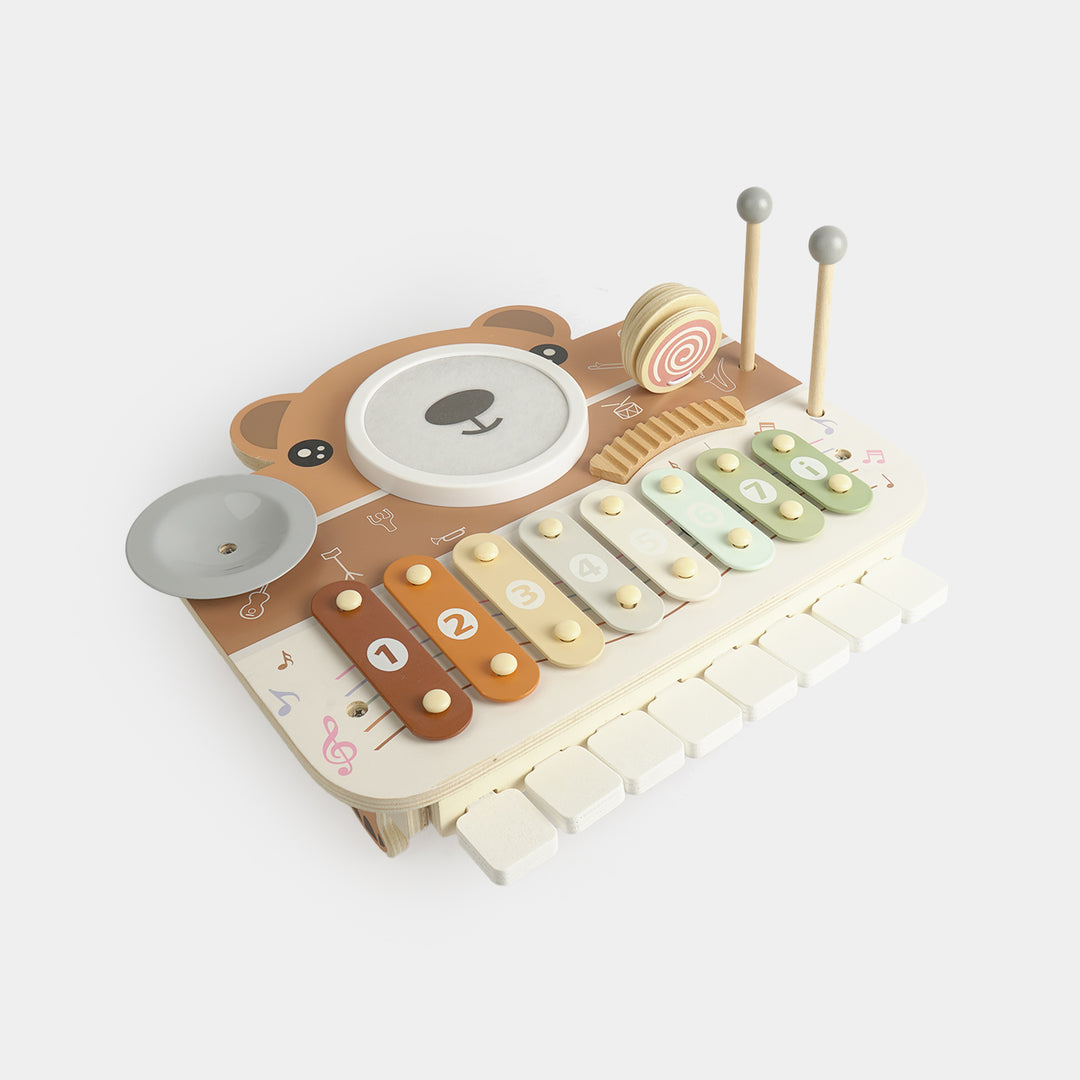 Early Learning Wooden Bear Piano Music Board