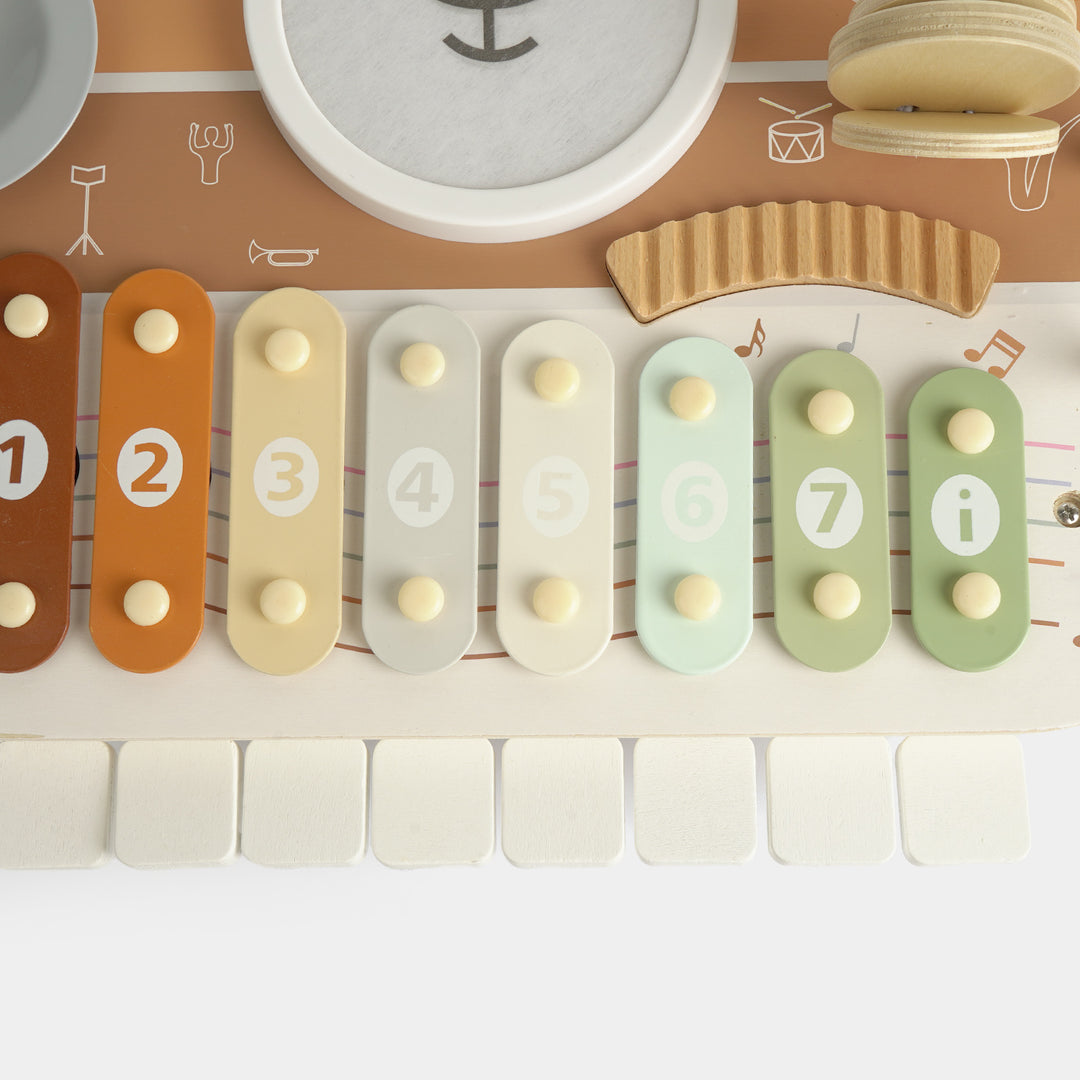 Early Learning Wooden Bear Piano Music Board