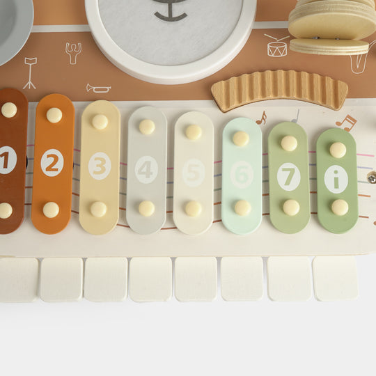 Early Learning Wooden Bear Piano Music Board