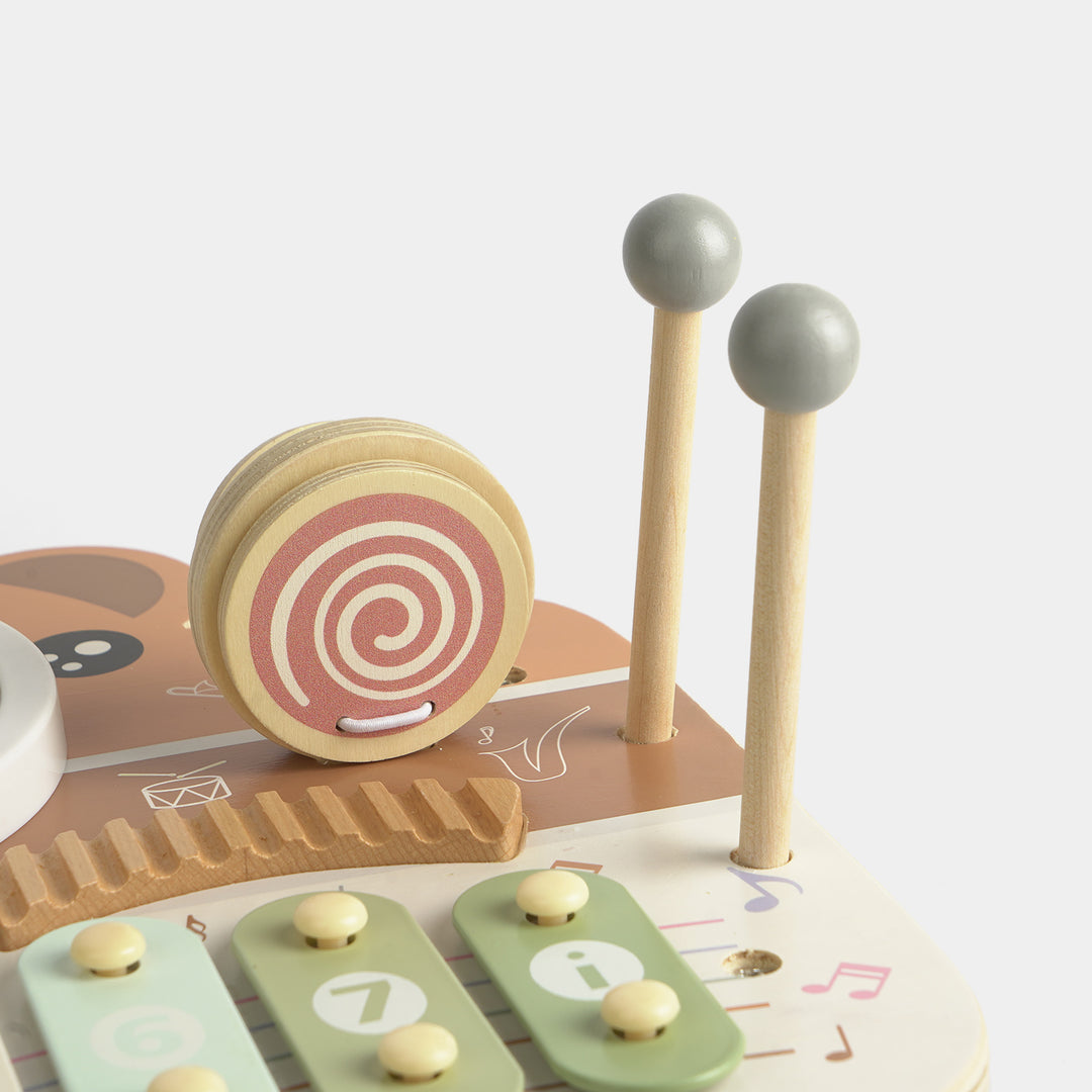 Early Learning Wooden Bear Piano Music Board