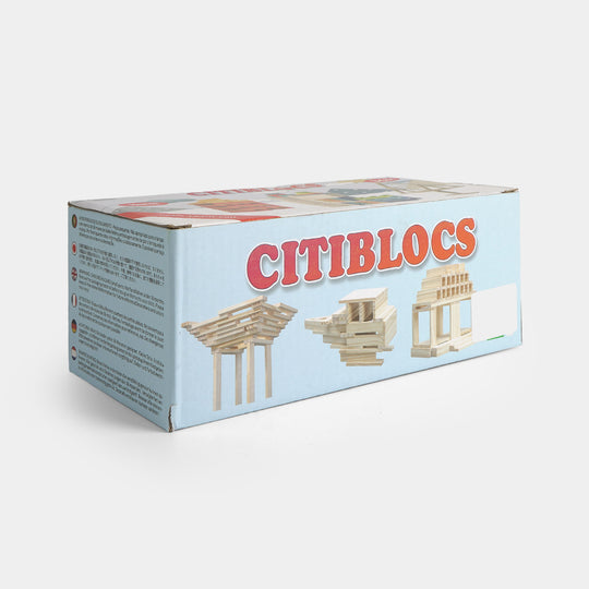 Wooden Construction & Architectural Building Blocks Set