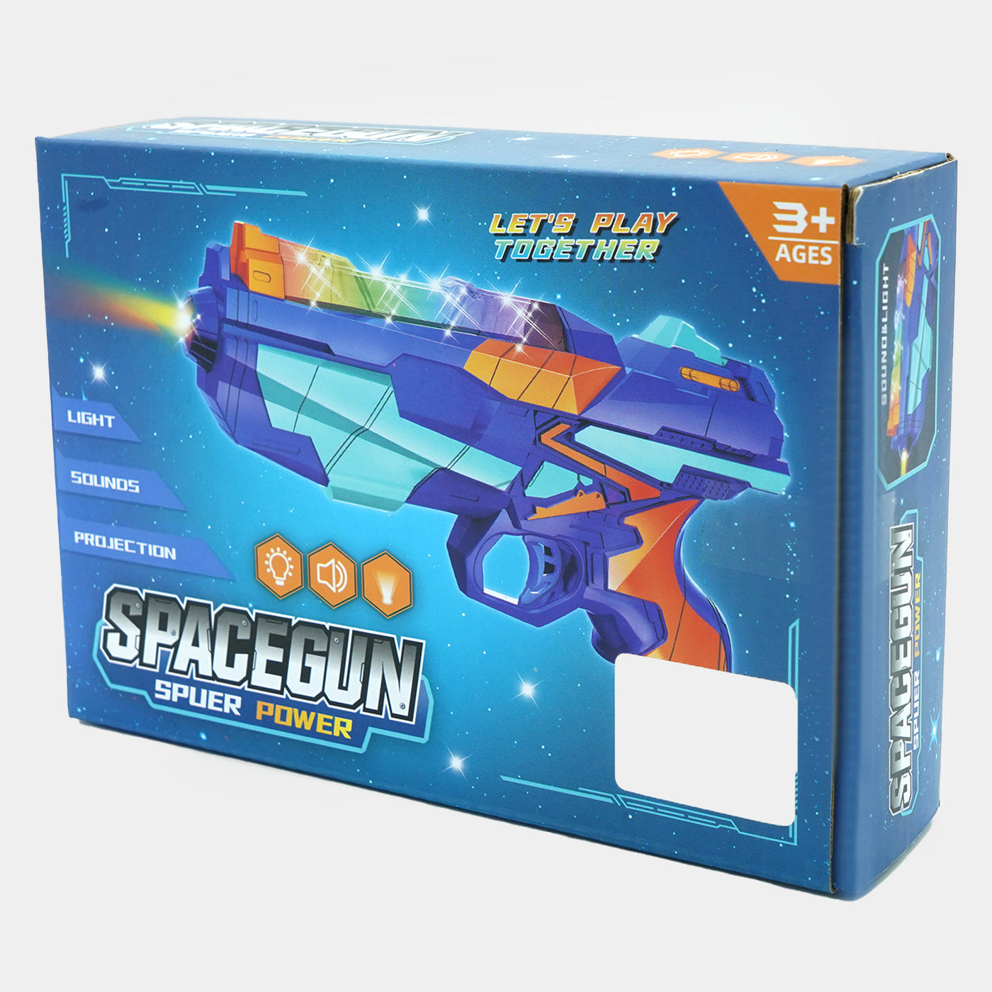 Projection/Space Blaster Toy With Sound For Kids