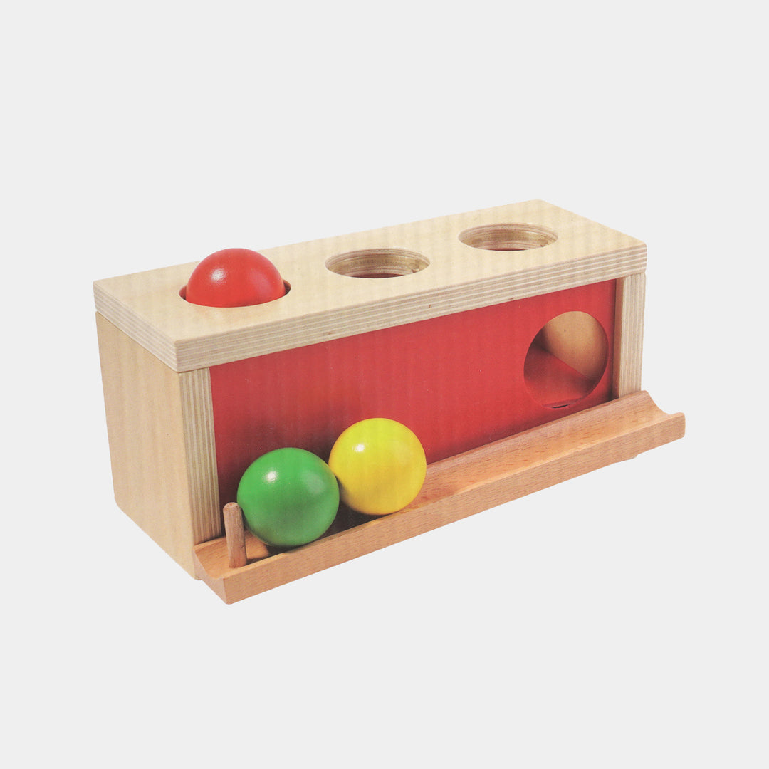 Educational Wooden Ball Press Table & Tracking Toy