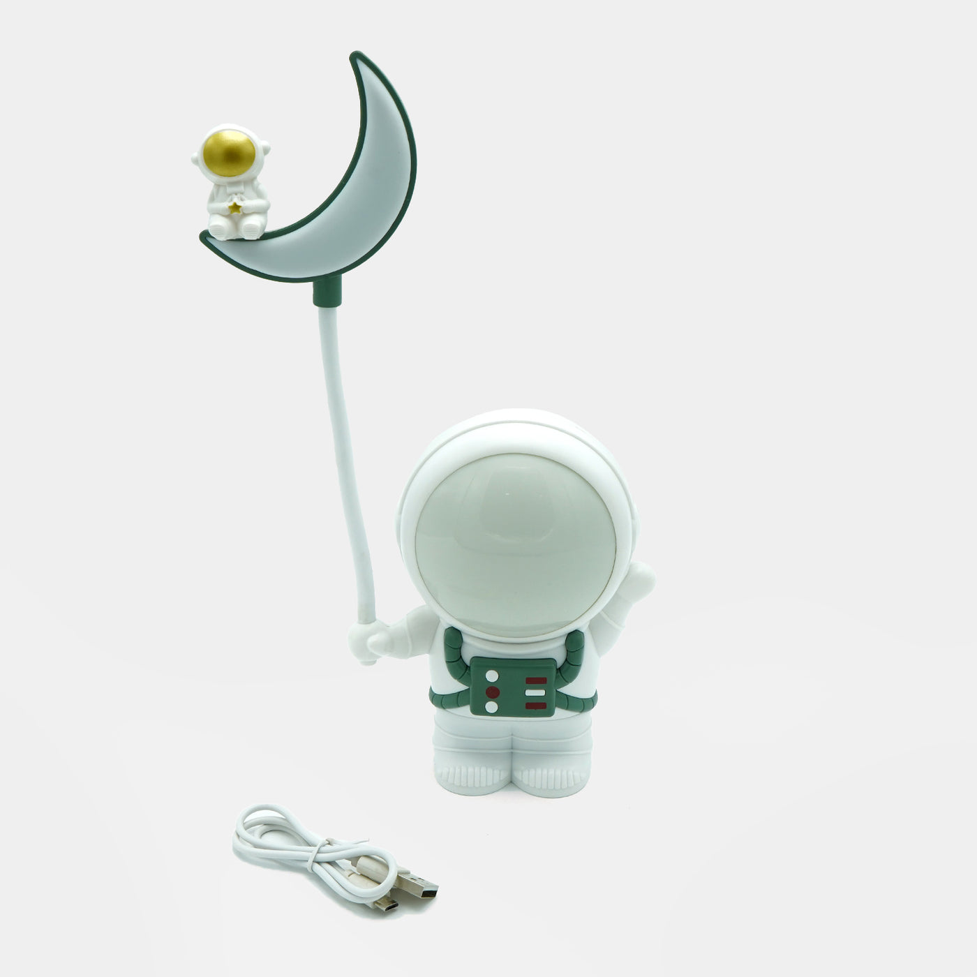 Astronaut Table Lamp Clock For Kids