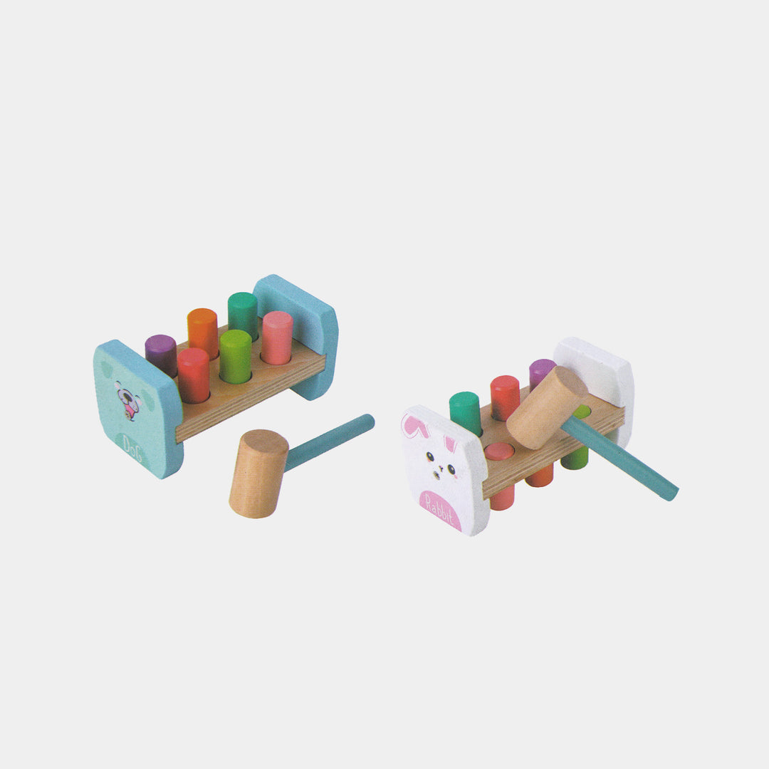 Wooden Animal Piling Platform Bench Set