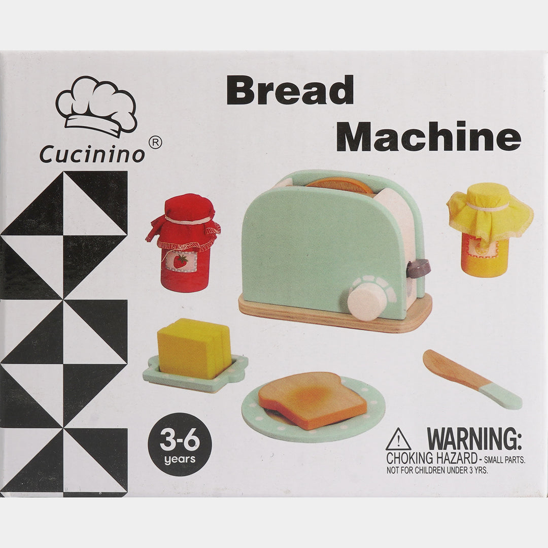 Montessori Wooden Pop-Up Toaster & Breakfast Toy Set