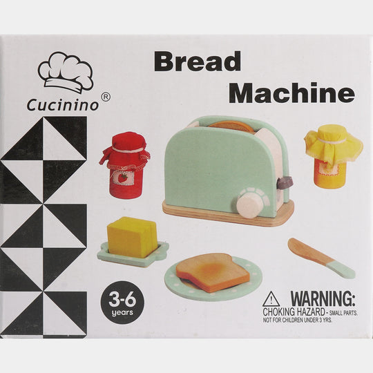 Montessori Wooden Pop-Up Toaster & Breakfast Toy Set