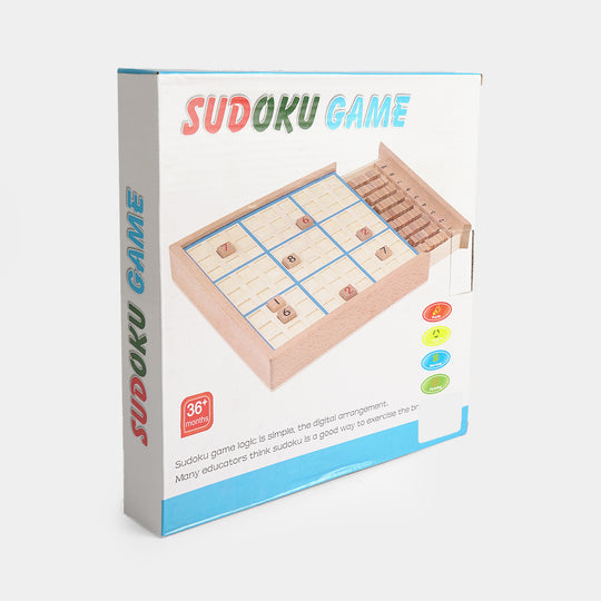 Wooden Sudoku Puzzle Board Game