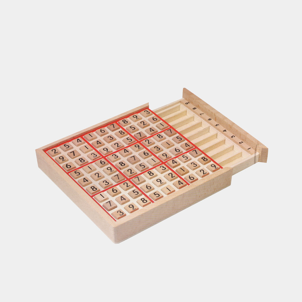 Wooden Sudoku Puzzle Board Game