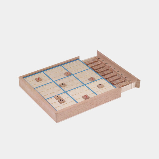 Wooden Sudoku Puzzle Board Game