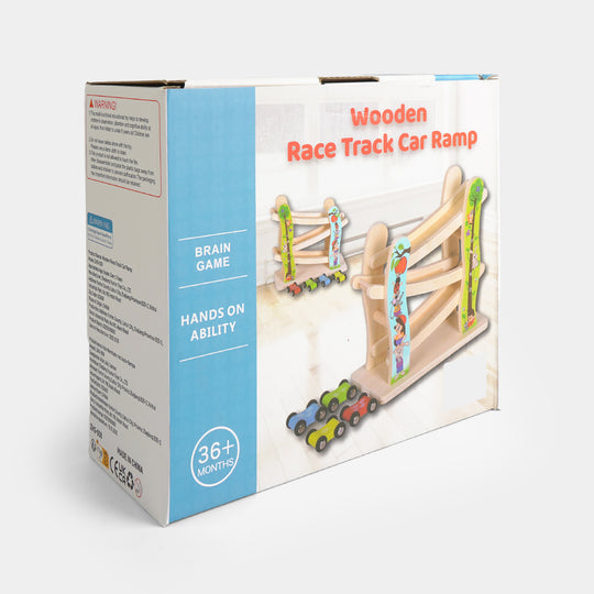 Wooden Car Ramp Racing Tower Skill Toy