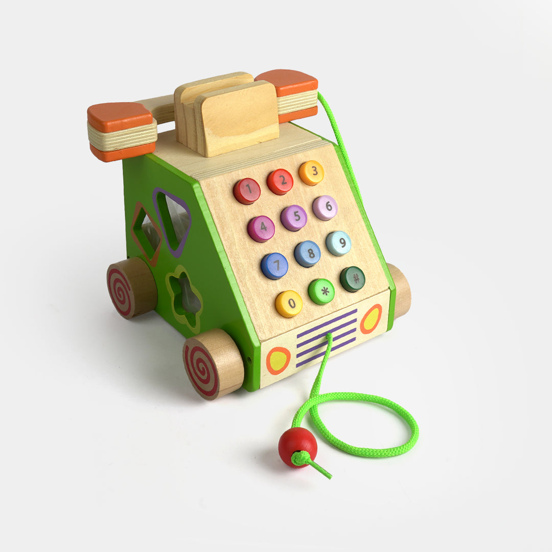 Educational Multifunction Telephone Pull-Along Toy