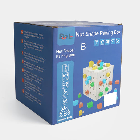 Children's Wooden Screw & Shape Sorter Toy