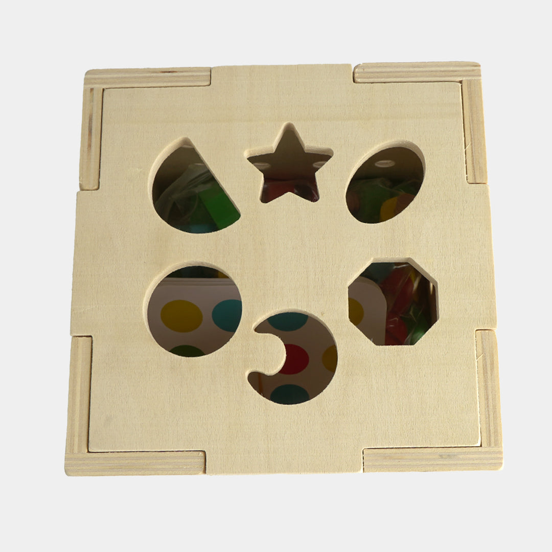 Children's Wooden Screw & Shape Sorter Toy