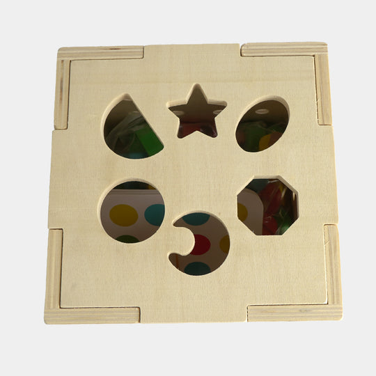 Children's Wooden Screw & Shape Sorter Toy