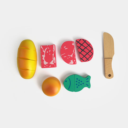 Interactive Wooden Microwave Oven Toy