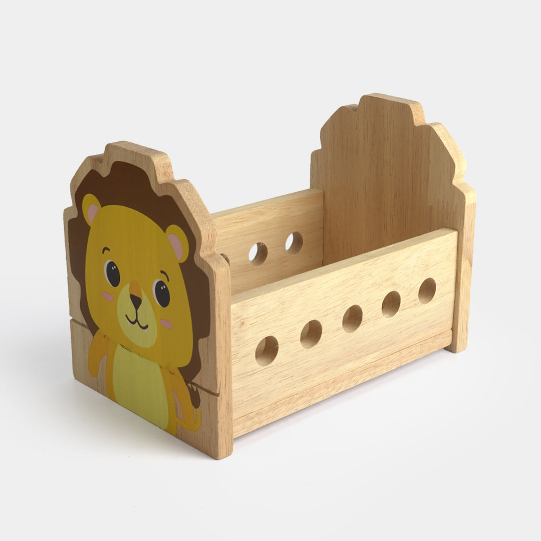 Wooden Toolbox Play Set for Kids