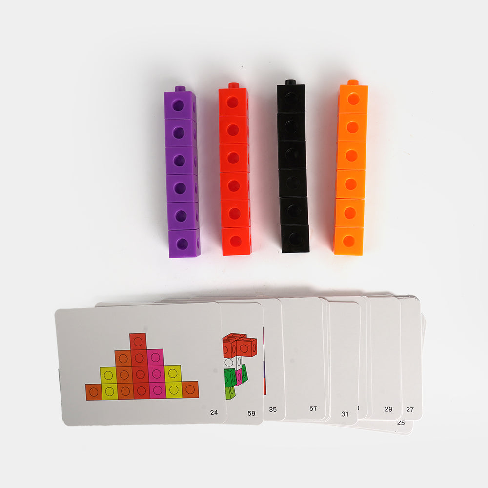 Educational Math Link Linking Cubes Set