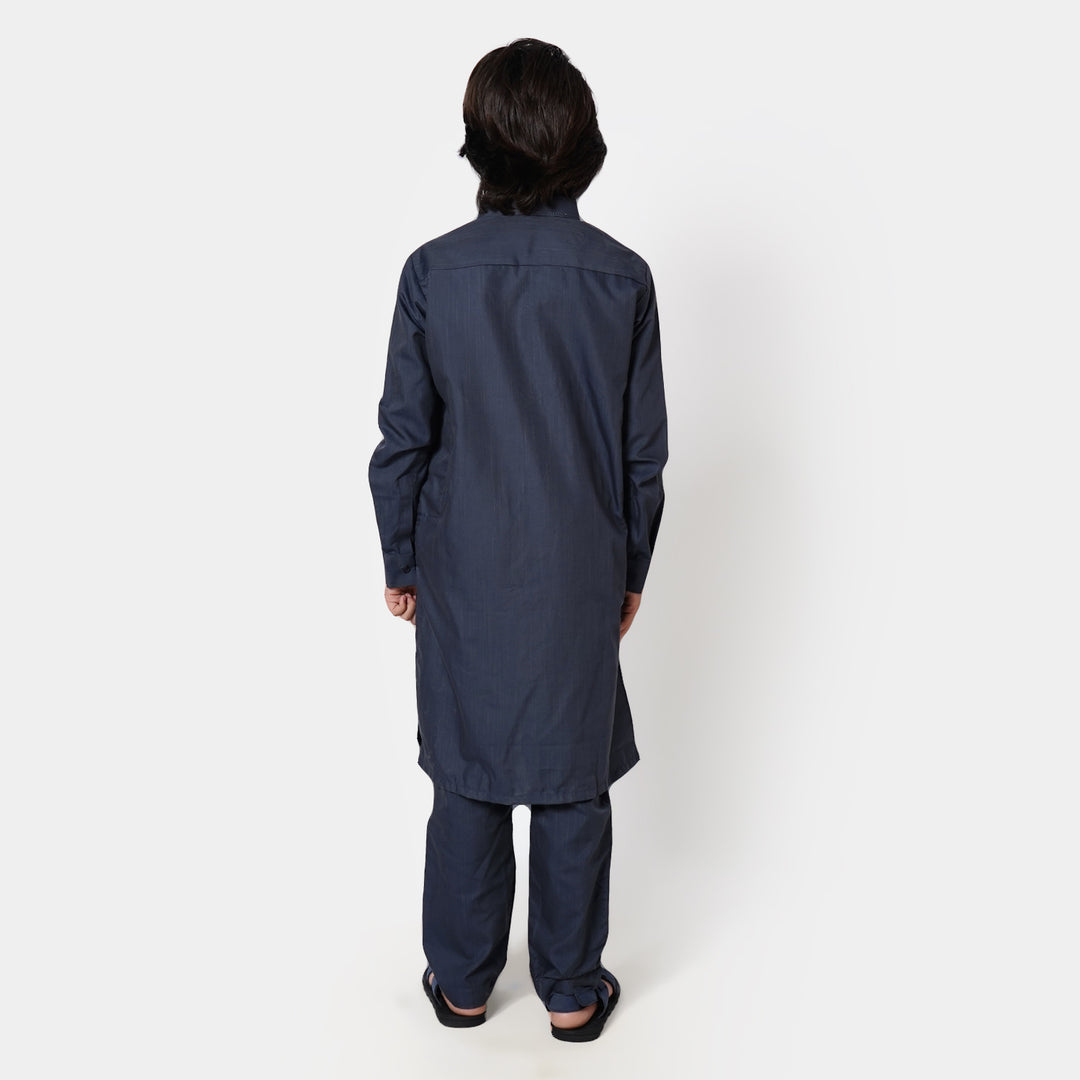 Boys Styling Suit Kurta Pajama 710 - CHARCOAL