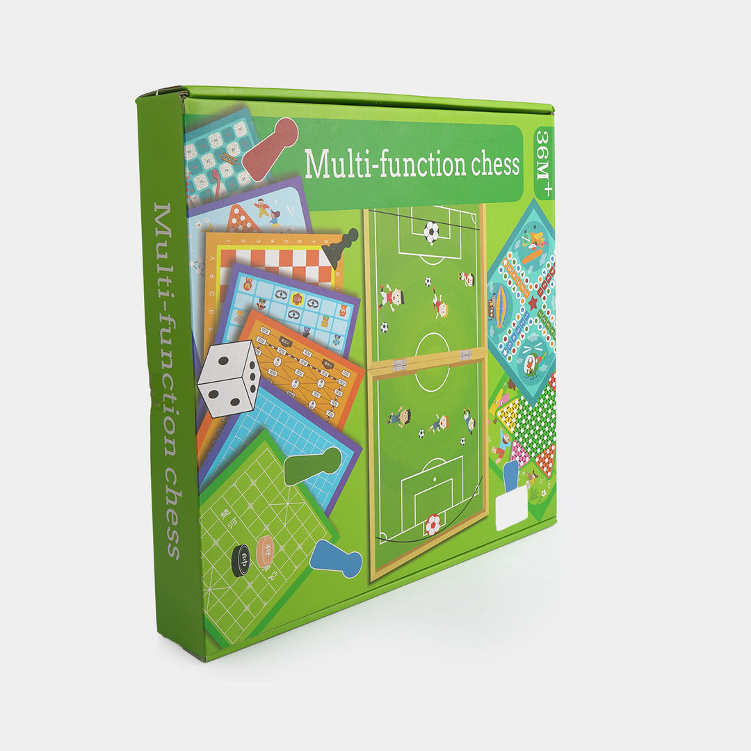 Wooden Multi-Function Chess & Board Game