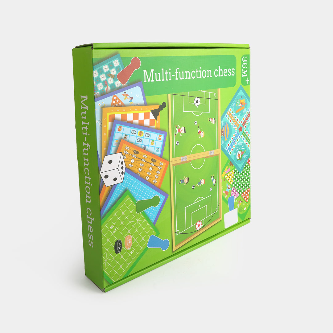 Wooden Multi-Function Chess & Board Game