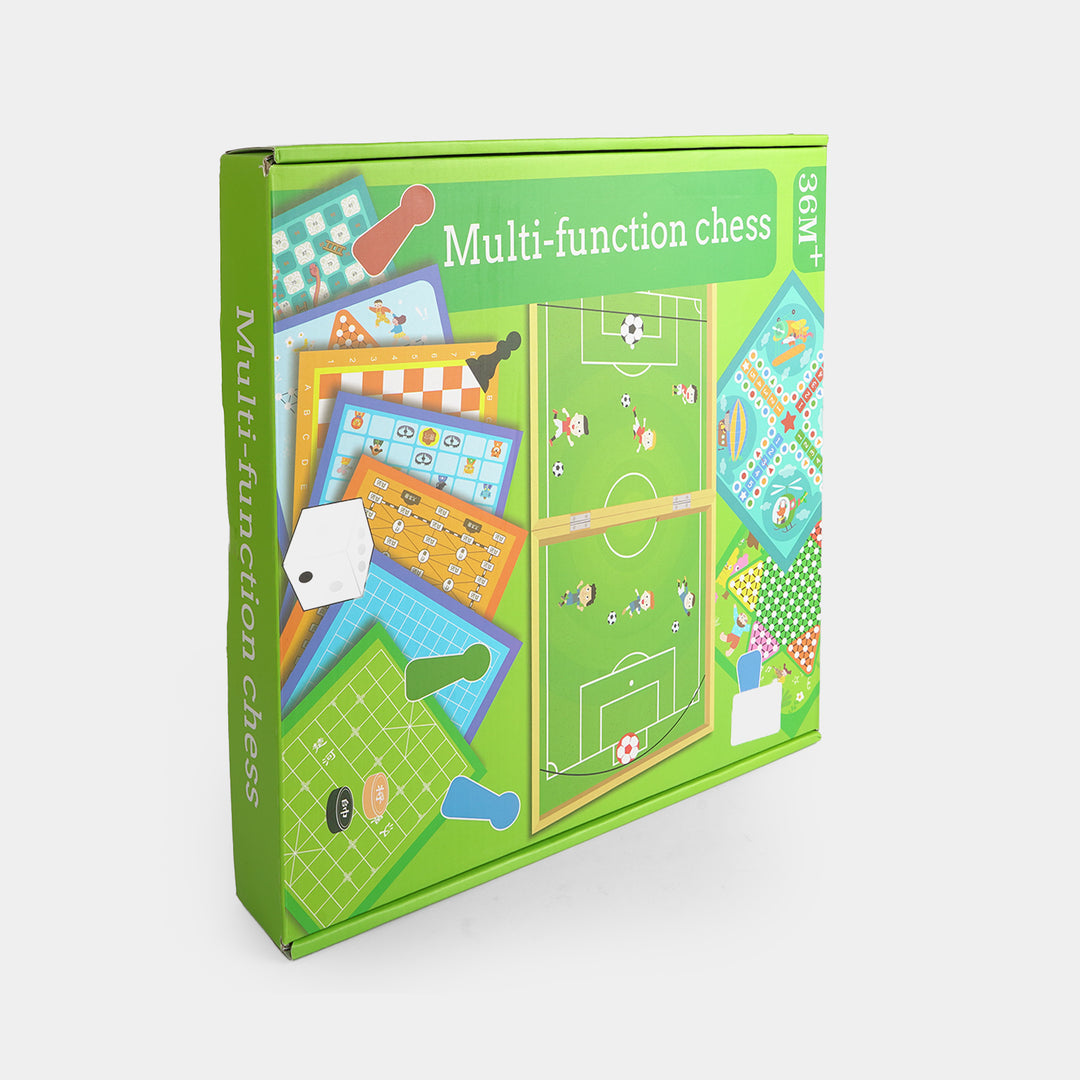 Wooden Multi-Function Chess & Board Game