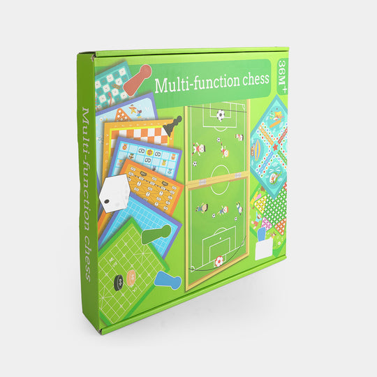 Wooden Multi-Function Chess & Board Game