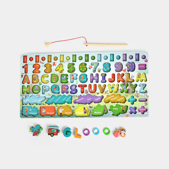 Wooden Educational Activity Board for Preschool Learning