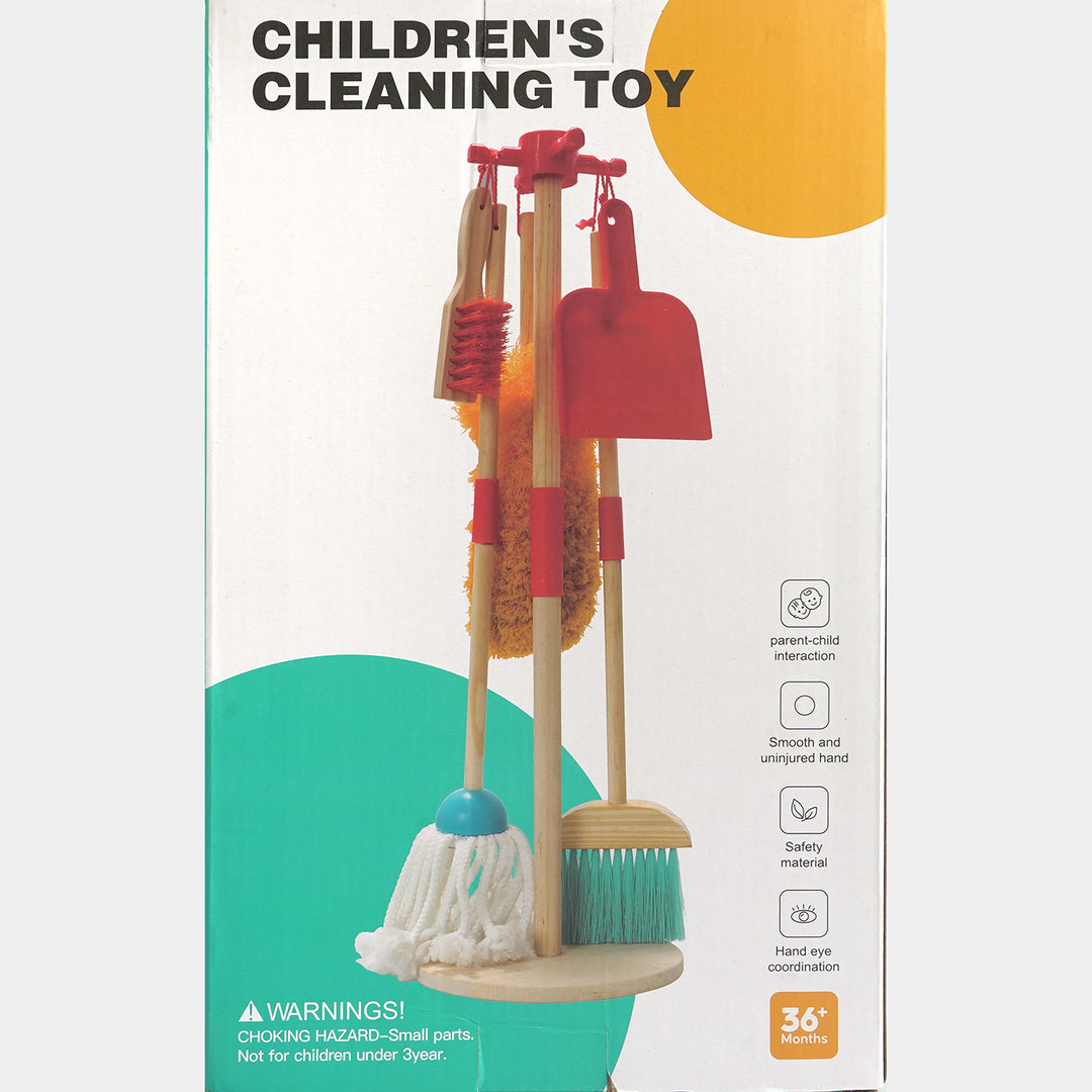 Children's Wooden Cleaning Pretend Play Set