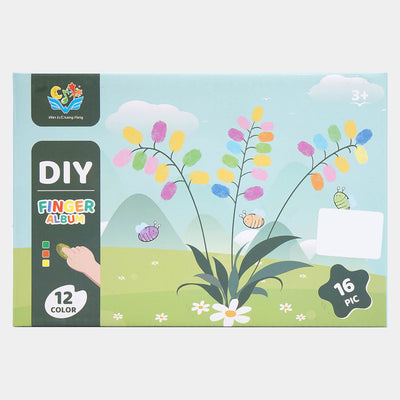 16Pcs Painting Card Flower For Kids