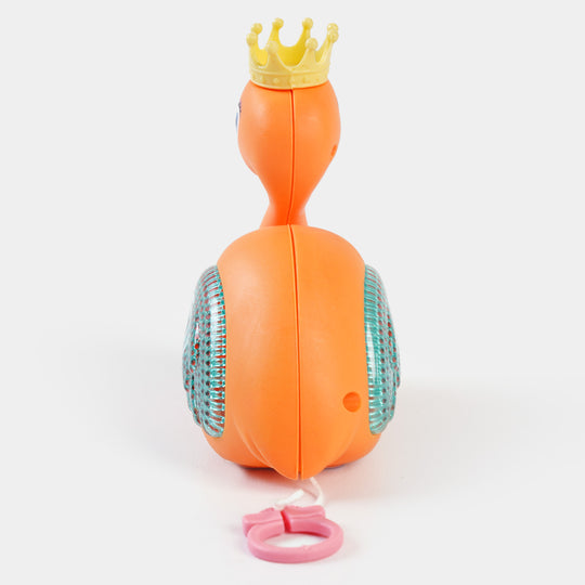 Flamingo Pull Friction Toy