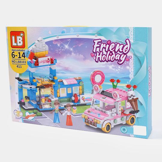 Kids Friends Holiday Building Blocks Set Toy | 411PCS