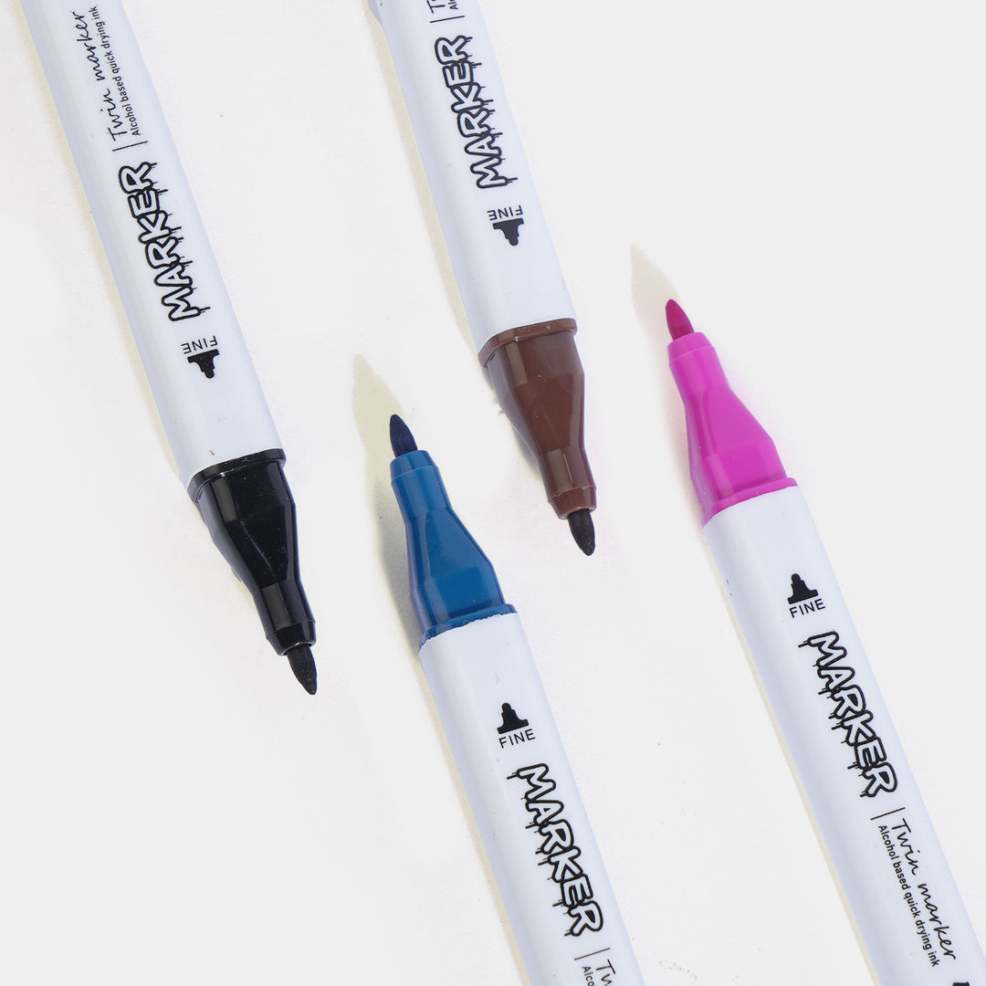 Twin-Tip Marker Pen Set