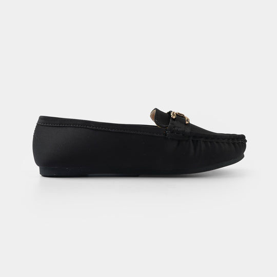 Girls Loafer BS-046-BLACK