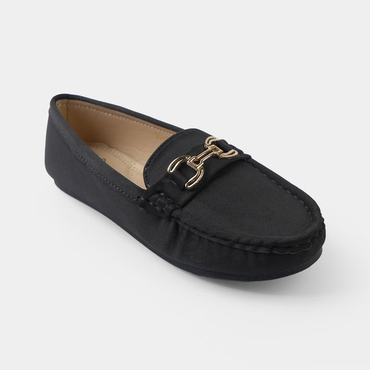 Girls Loafer BS-046-BLACK