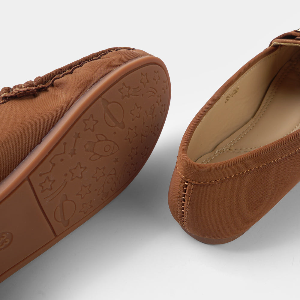 Girls Loafer BS-046-Mustard
