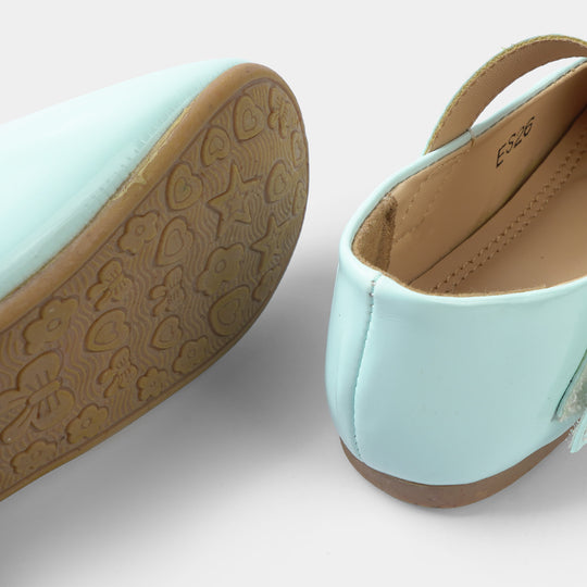 Girls Pumps ES-26-BLUE