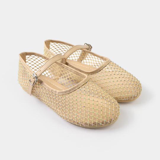 Girls Pumps BS-058-BEIGE