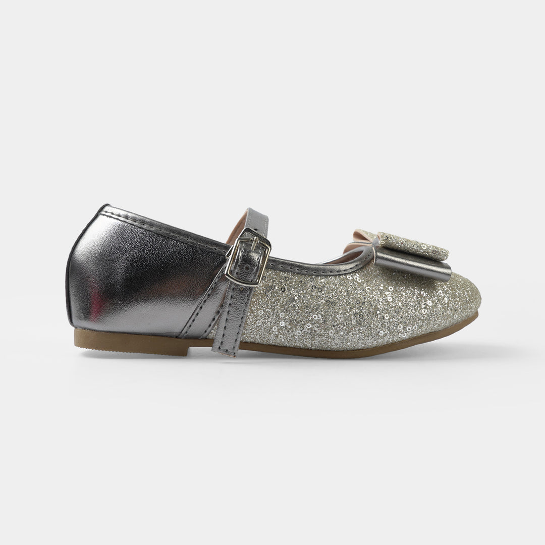Girls Pumps MH-2247-SILVER