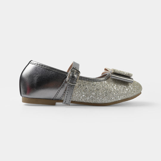Girls Pumps MH-2247-SILVER
