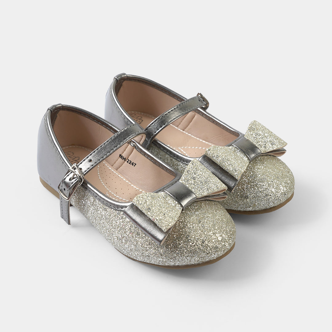 Girls Pumps MH-2247-SILVER