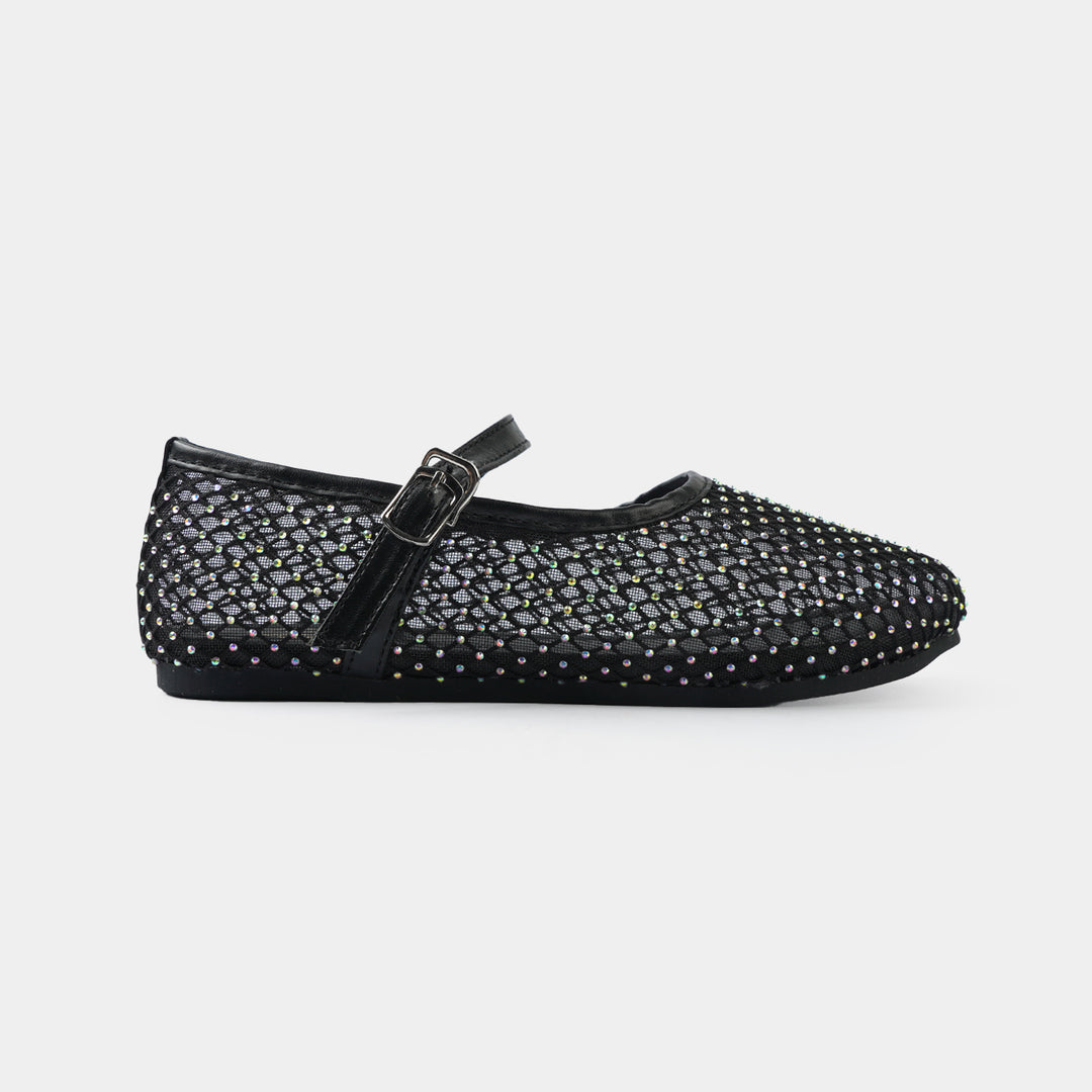 Girls Pumps BS-058-BLACK