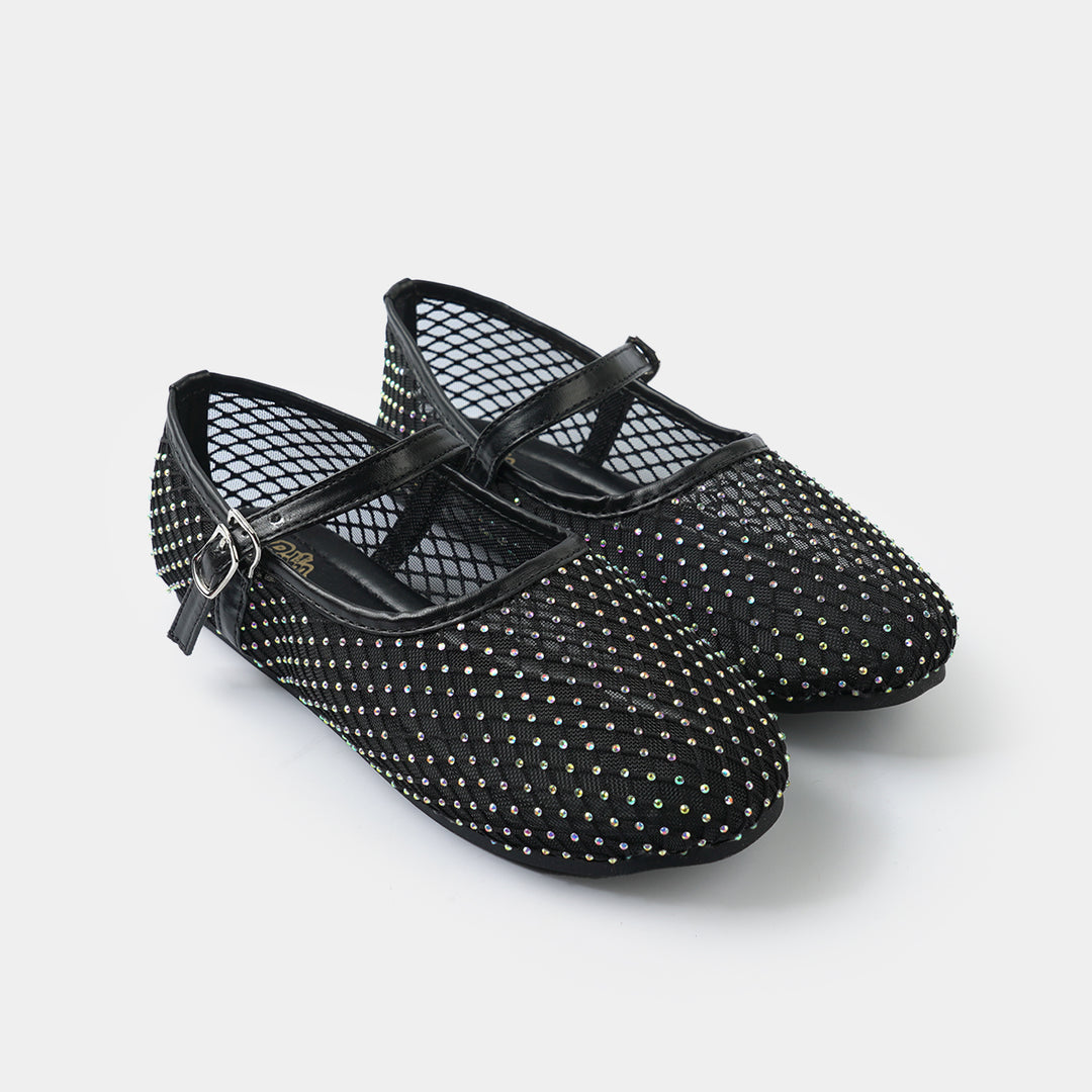 Girls Pumps BS-058-BLACK