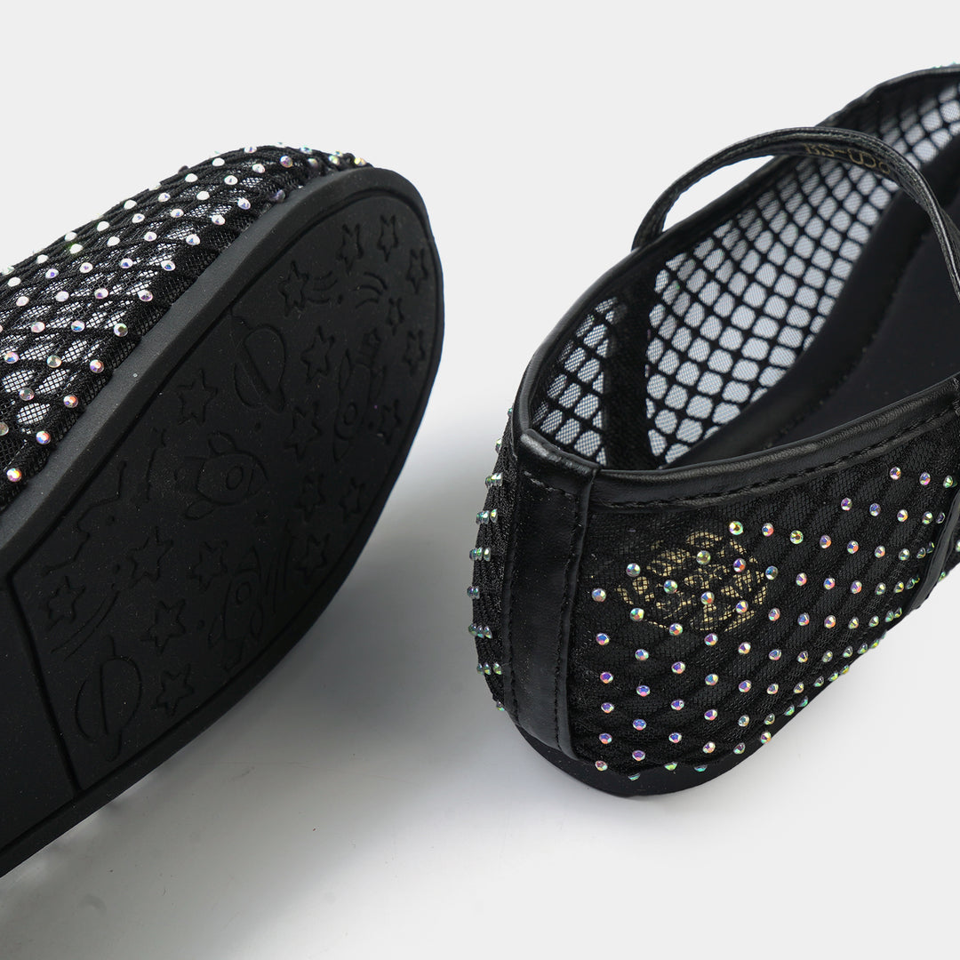 Girls Pumps BS-058-BLACK